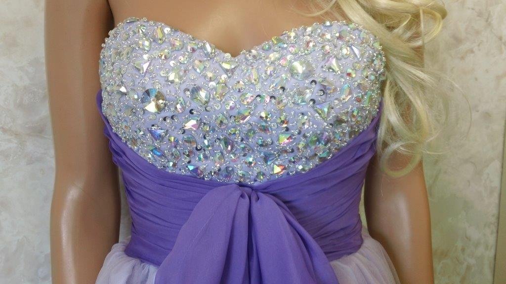short lilac prom dresses